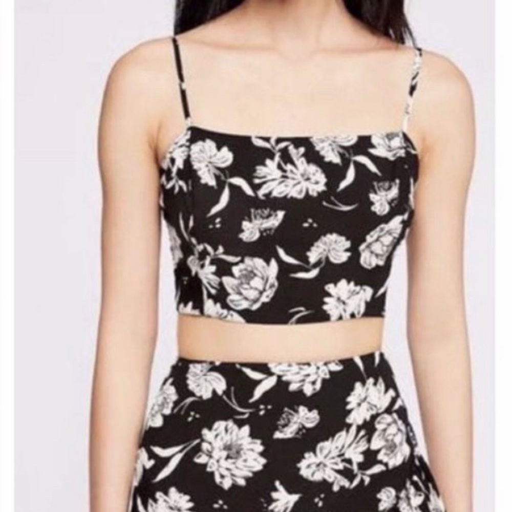 Free People tropical two piece set